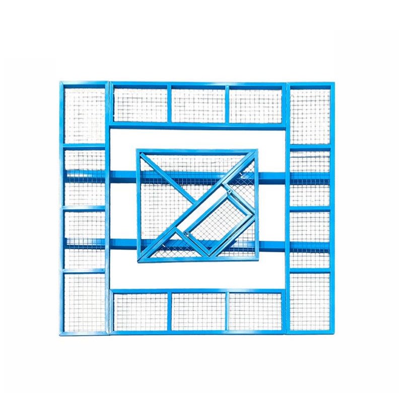工地塔吊防攀爬装置高空防坠落防护网围栏建筑维修操作平台工作台