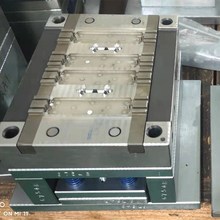 led高精密注塑热流道三灯一出四穴abs塑胶模具厂家来图供应加工