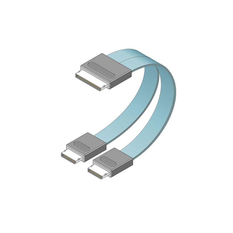 厂家生产OCULINK SFF 8611母头连接线数据机房服务器防水连接器