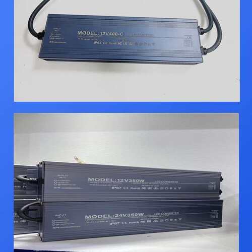 户外防水电源12v400w150w100w60w开关变压器24v300wIP67直流