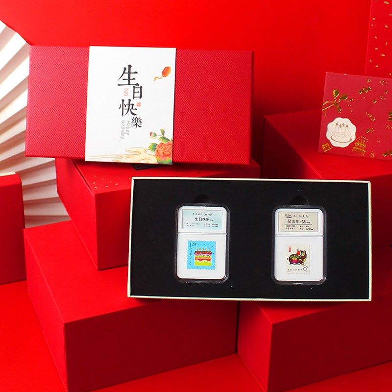 1983年猪年生肖邮票礼盒小众高级生日礼物送女生闺蜜情侣走心礼品