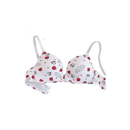 纯日系文胸套装风性感聚拢小胸甜美hellokitty内衣内裤欲女