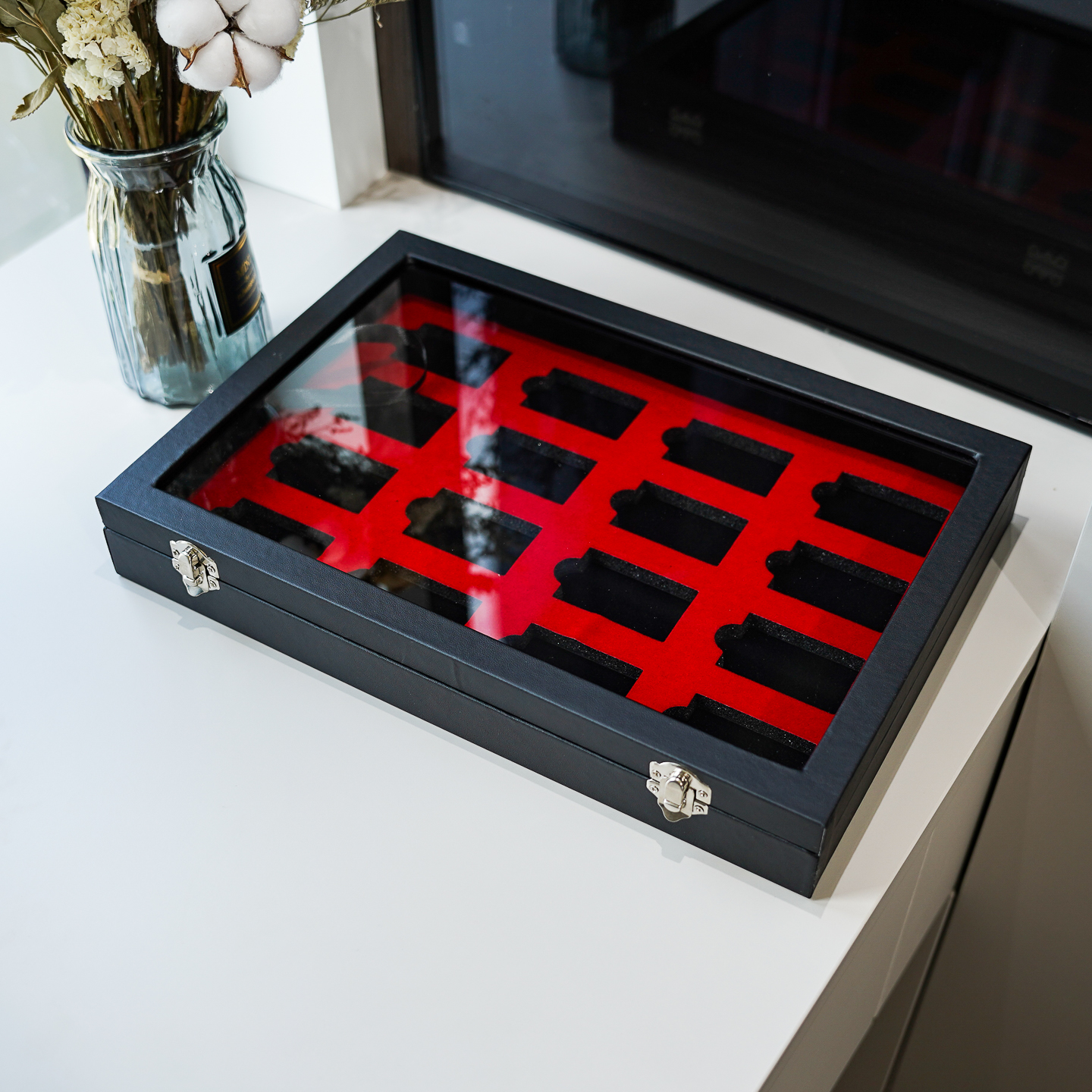 简约皮质火机首饰盒便携式