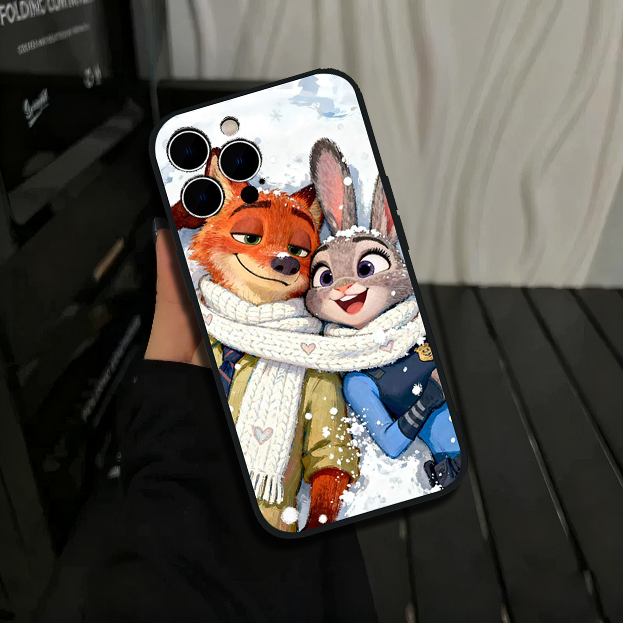 冬日疯狂动物城适用苹果手机壳