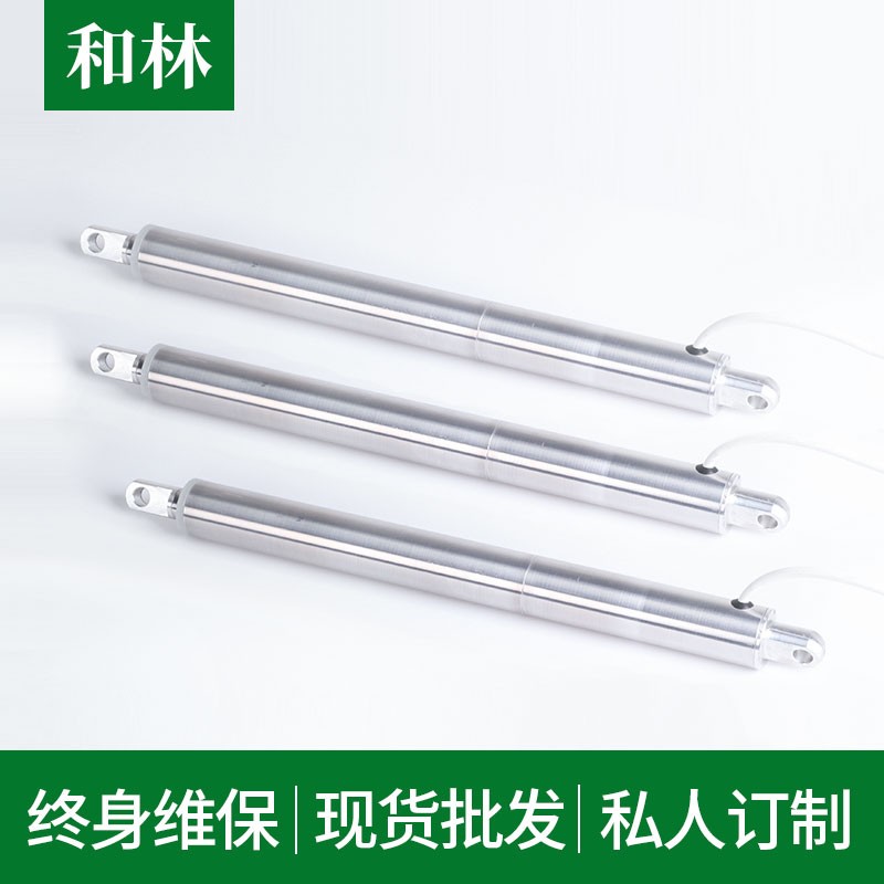 大笔式电动推杆伸缩杆大推力直流小型升降器304不锈钢12v推杆电机