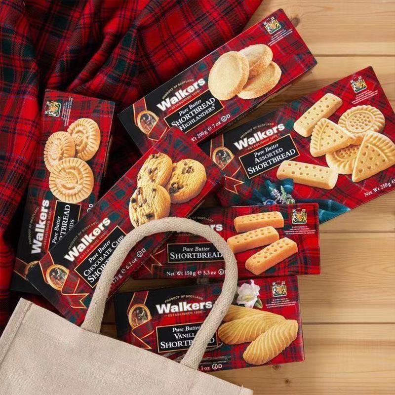 Walkers英国进口黄油饼干沃尔克斯曲奇手指条礼盒苏格兰酥性饼干