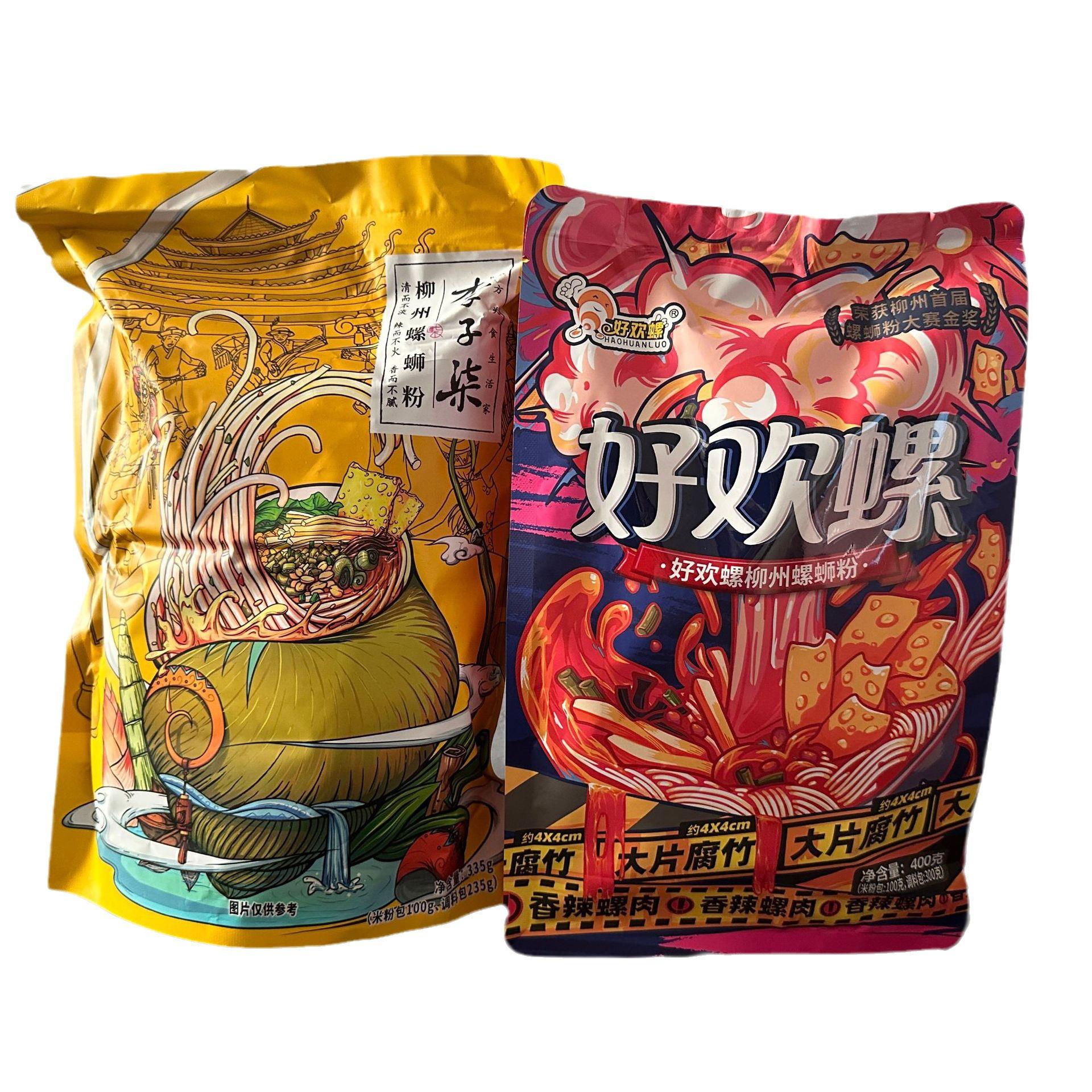 好欢螺加辣加臭螺蛳粉【李子柒螺蛳粉335g】正宗柳州螺蛳粉