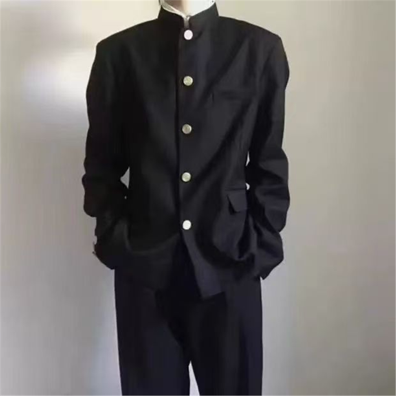 dk制服初中高中生热血高校班服JK校服中山装西装学院风男女外套