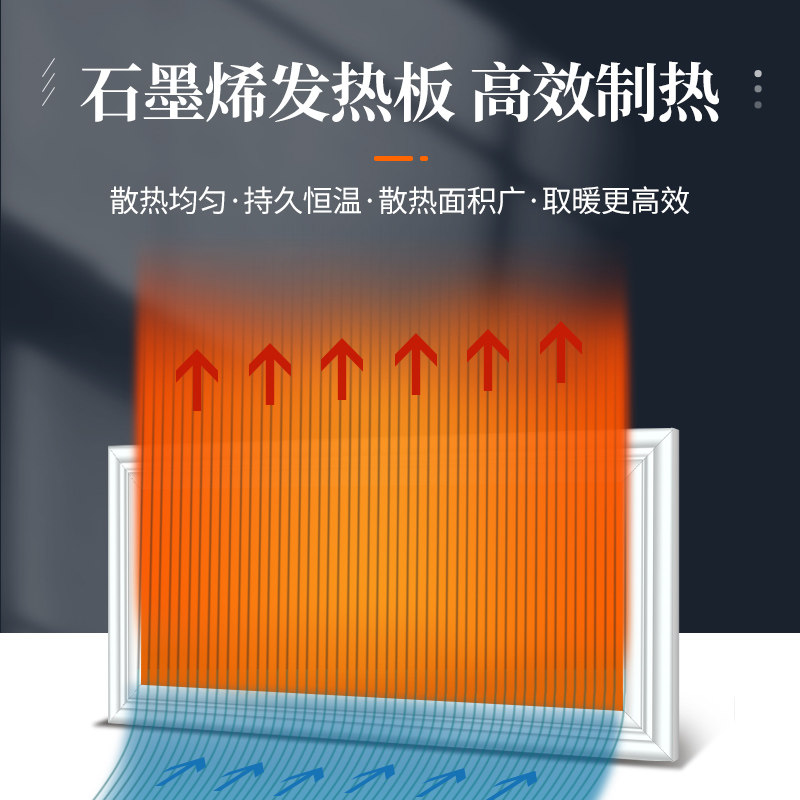 石墨烯取暖器家用节能壁挂式电暖气片全屋加热电暖壁画电热墙暖画,生活电器,暖风机/取暖器,淘宝优惠券,粉丝福利购,淘宝优惠卷