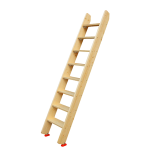 实木上下铺小梯子家用松木低上下床爬梯层子母床防滑直梯