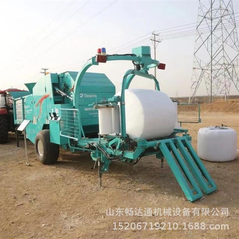 1800米牧草膜耐刺穿 青储牧草拉伸缠绕膜青储打捆包膜秸杆捆草膜