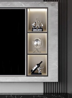 酒柜餐边柜装饰品摆件套装轻奢办公室客厅电视柜玄关桌面工艺品