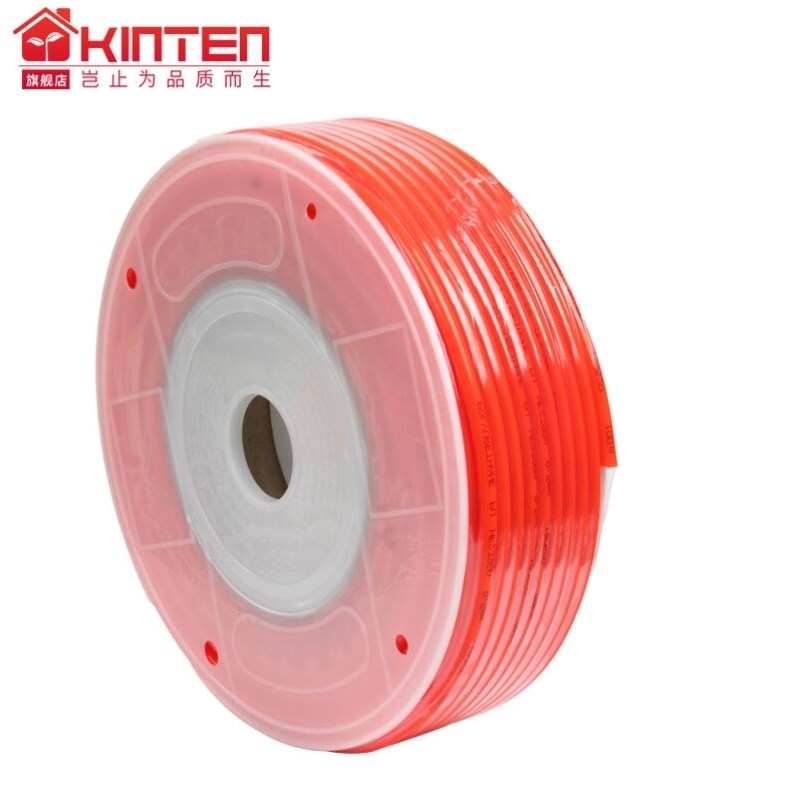 开图PU管气动软管空压机用风管软管气管水管整卷卖高品质红色PU4*