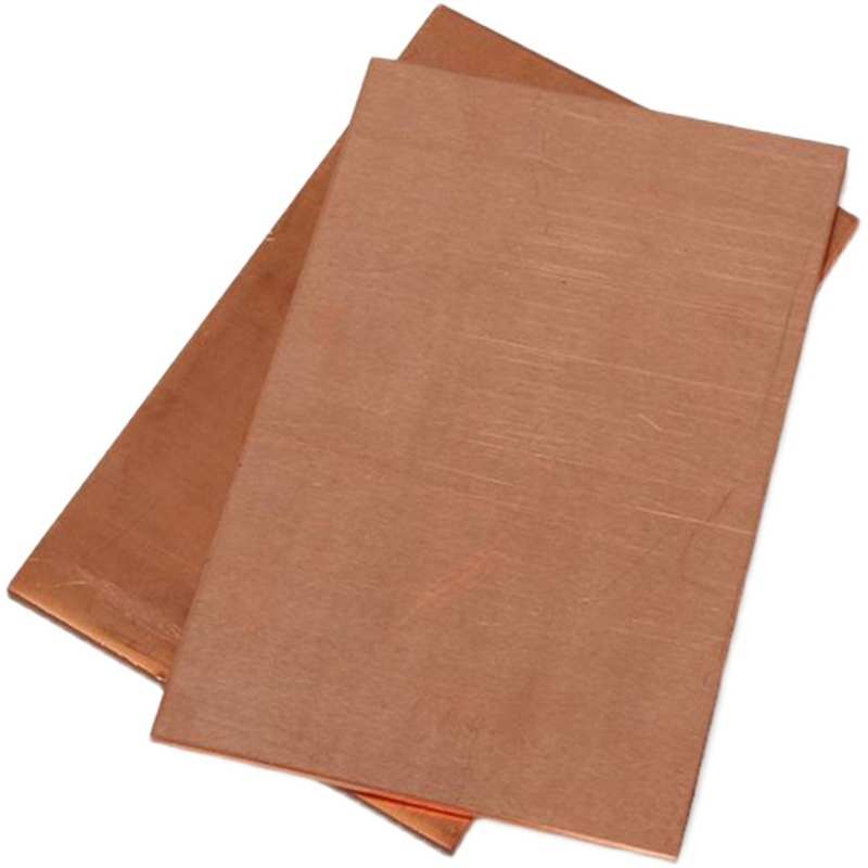 片条切零焊接实心t2块t3紫铜厚极 定制板纯铜导电红铜排   加工扁