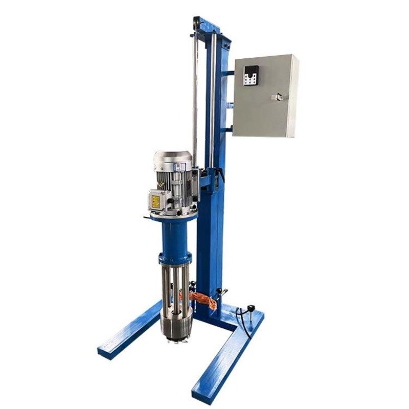 供应湿法研磨机小型实验室篮式研磨机手动升降篮式砂磨机分散研磨