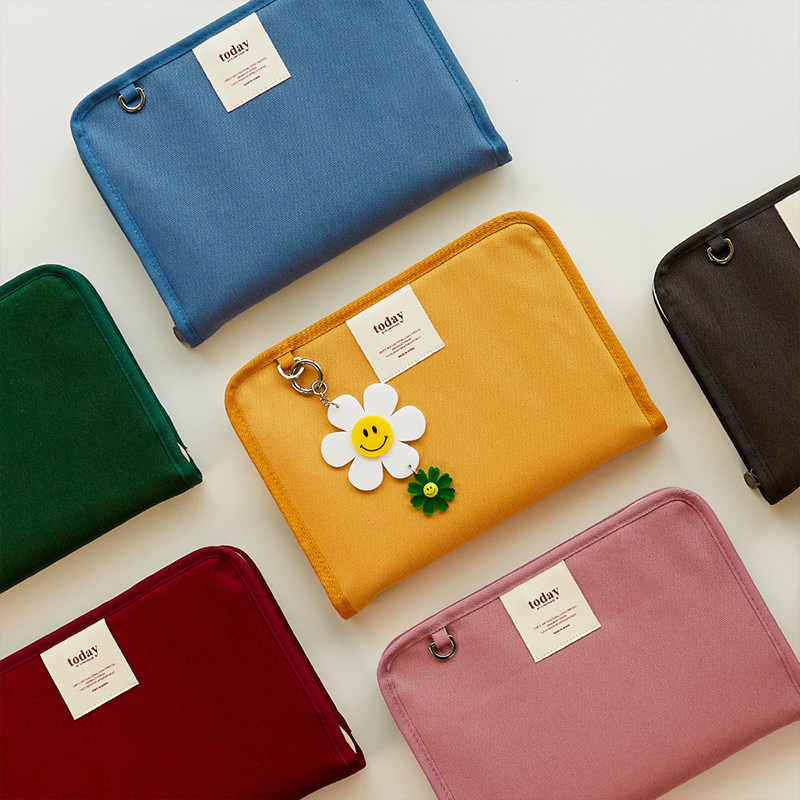 韩国Funnymade多功能帆布活页日记周计划自由记事本笔记本替芯A5