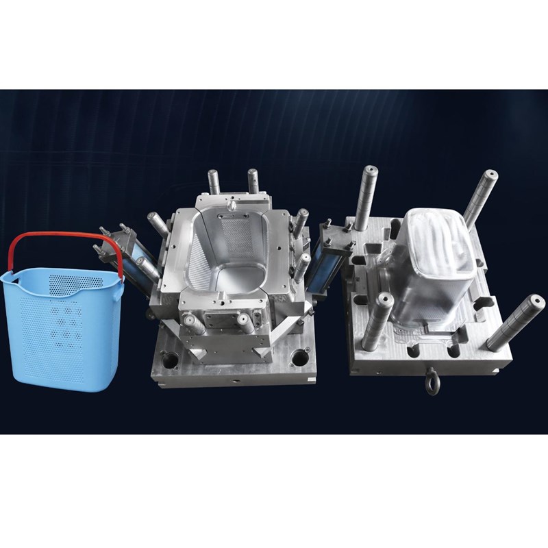 厂家定制生产浙江台州黄岩脏衣篮塑料模具加工制造