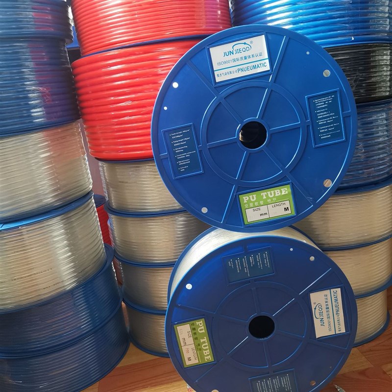 源头耐压pu8*5透明气管蓝色木工线气气泵气动软管空压机气管汽管