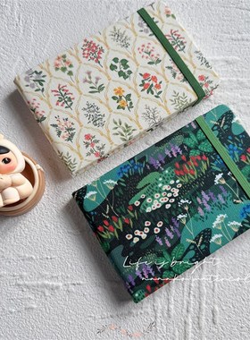 飞乐鸟碎花绿野仙踪布艺水彩本16k32K活页300g手账便携旅行本