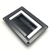 盒式 折叠拉手 暗装 回弹型工业把手 活动弹簧提手 黑色暗隐藏拉手