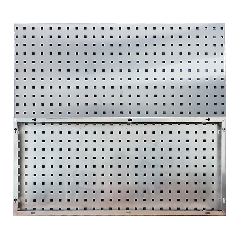 速发加厚304不锈钢洞洞板烘焙置物架定制方孔五金工具挂板墙上整
