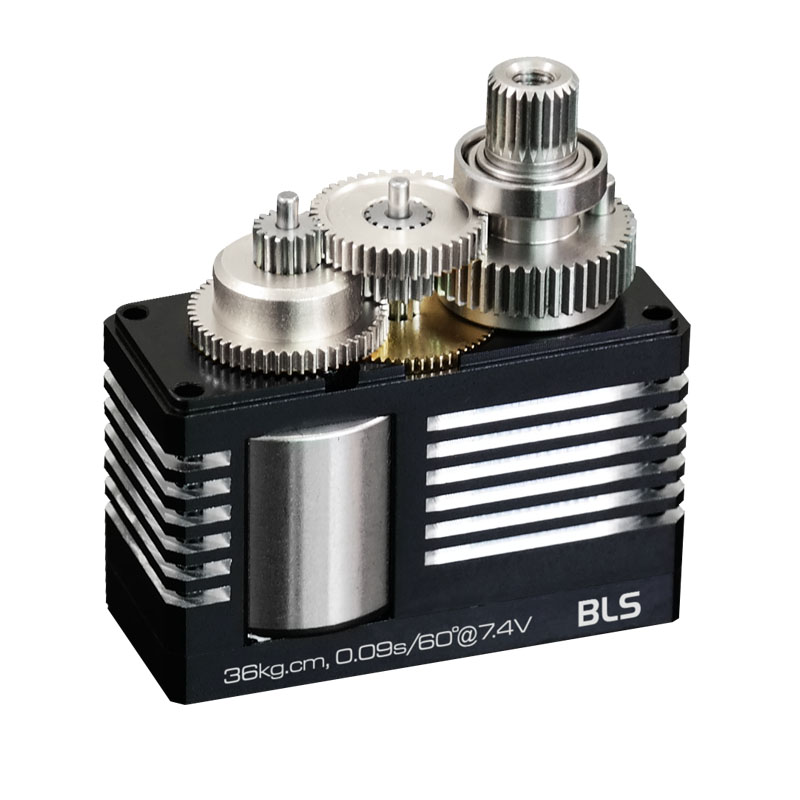 kingmaxS36M钢齿金属壳高压数码直升机固定翼机器人T36kg中型舵机