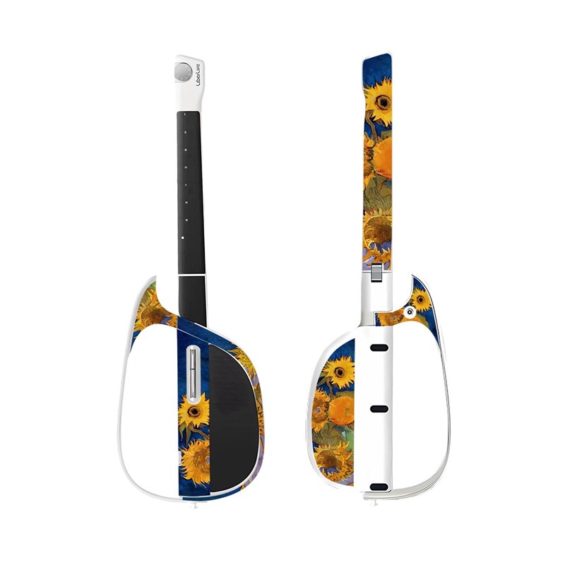 liberlive无n弦吉他贴纸梵高油画风贴纸艺术装饰全包贴纸保护贴膜