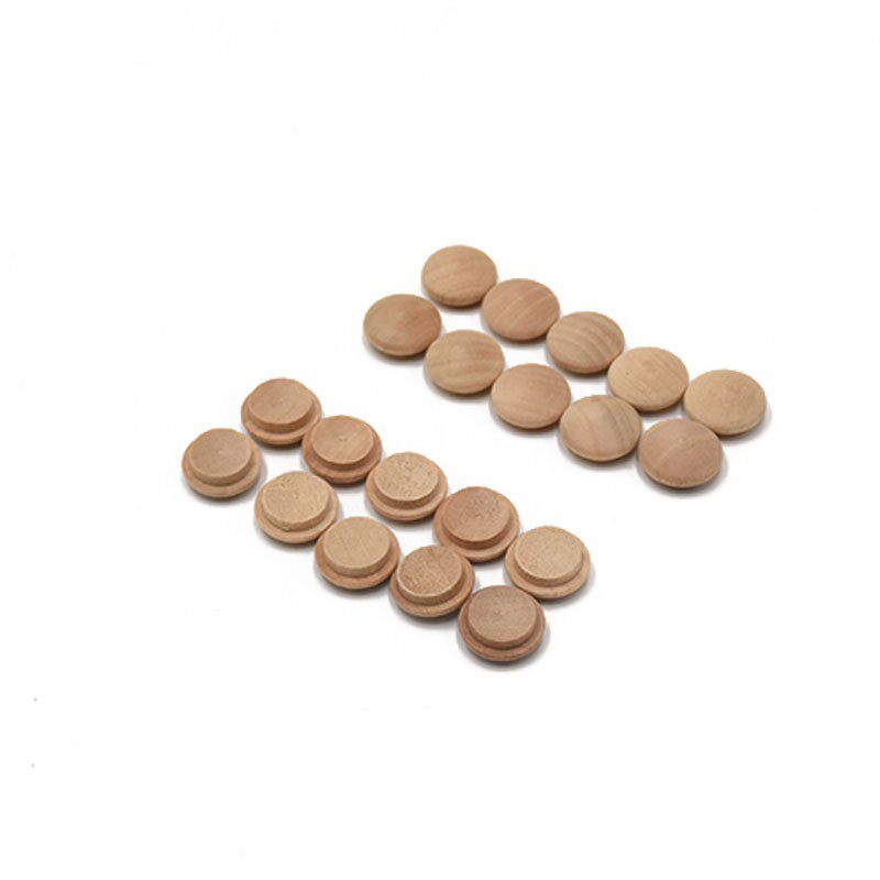 荷木楼梯木盖家具孔木头盖子u木楼梯螺丝孔遮丑装饰木扣20mm*15mm