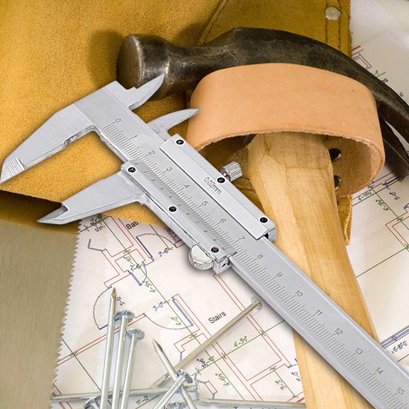 卡夫威尔0-150/0-200/0-300mm游标卡尺紧密卡尺高精度尺五金工具