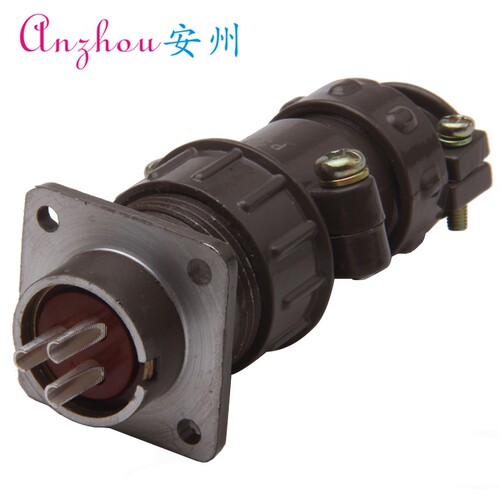 P20 3芯 25A 航空插头 连接器 P20K3Q P20J3A 正装直头