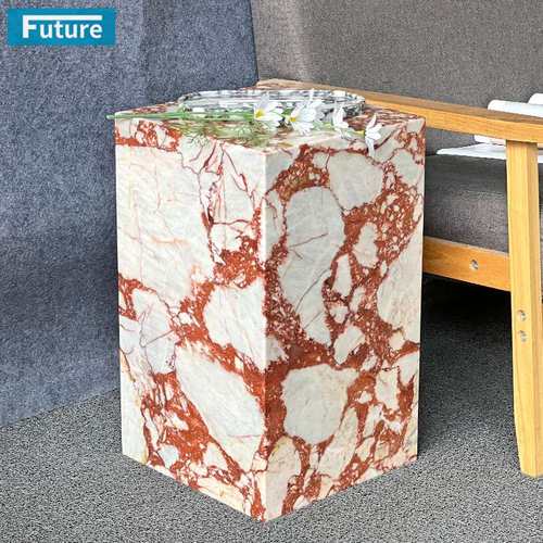 大理石底座 摆件台客厅展厅玄关酒店会所装饰立柱大理石雕塑底座