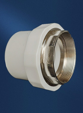 国标PVC不锈钢外牙直通 内丝直接201牙给水件32 450 63 75 90 110