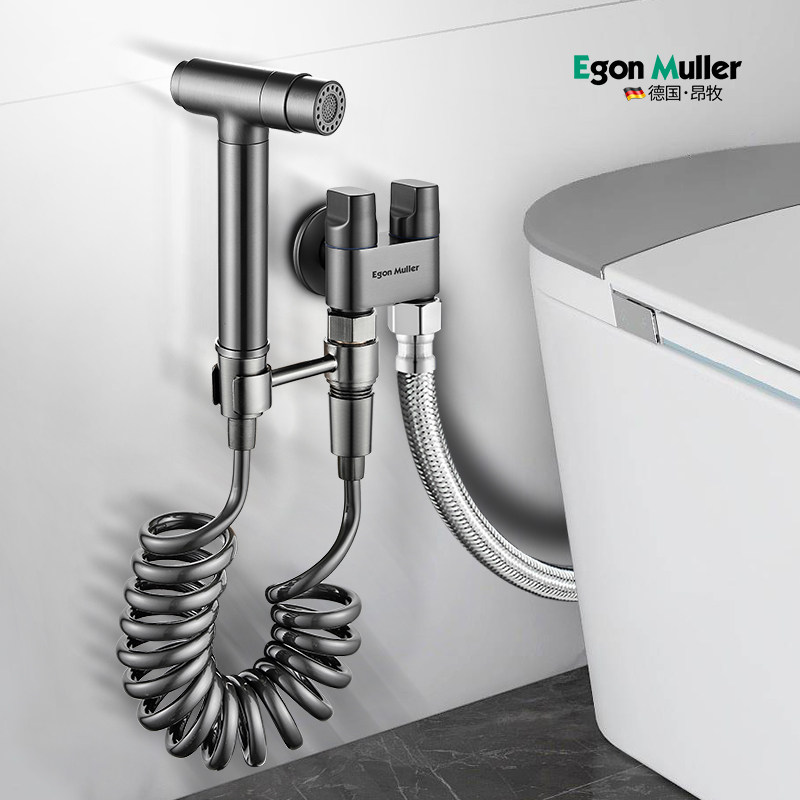 德国昂牧马桶喷枪冲洗器厕所高压水枪妇洗器全铜一进二出角阀家用,农用物资,苗木固定器/支撑器,淘宝优惠券,粉丝福利购,淘宝优惠卷