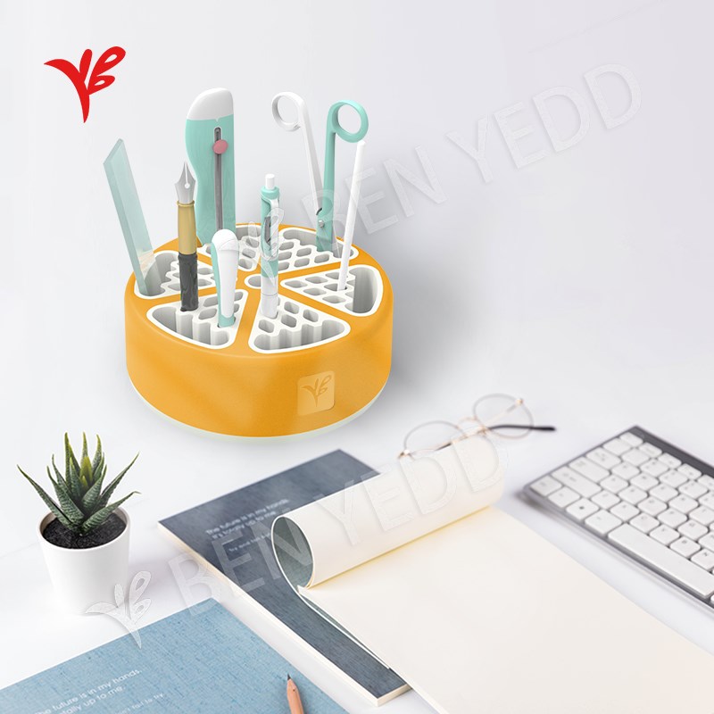 BEN YEDD水果款收纳台收纳盒桌面洗漱台DIY工具文具硅胶防滑 包邮