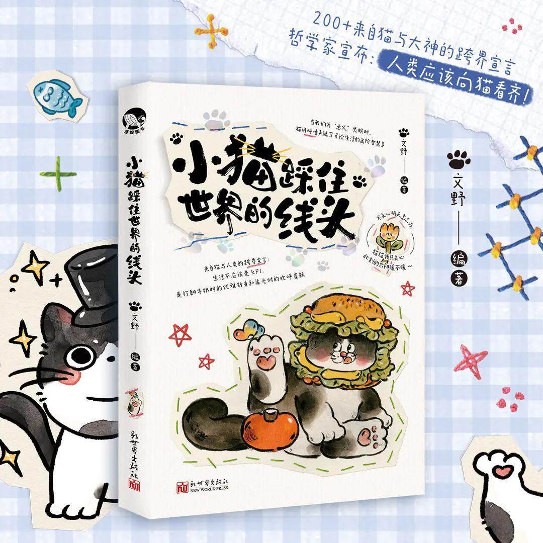 小猫踩住世界的线头 猫猫漫画只关心此刻的太阳视频礼物暖不暖~
