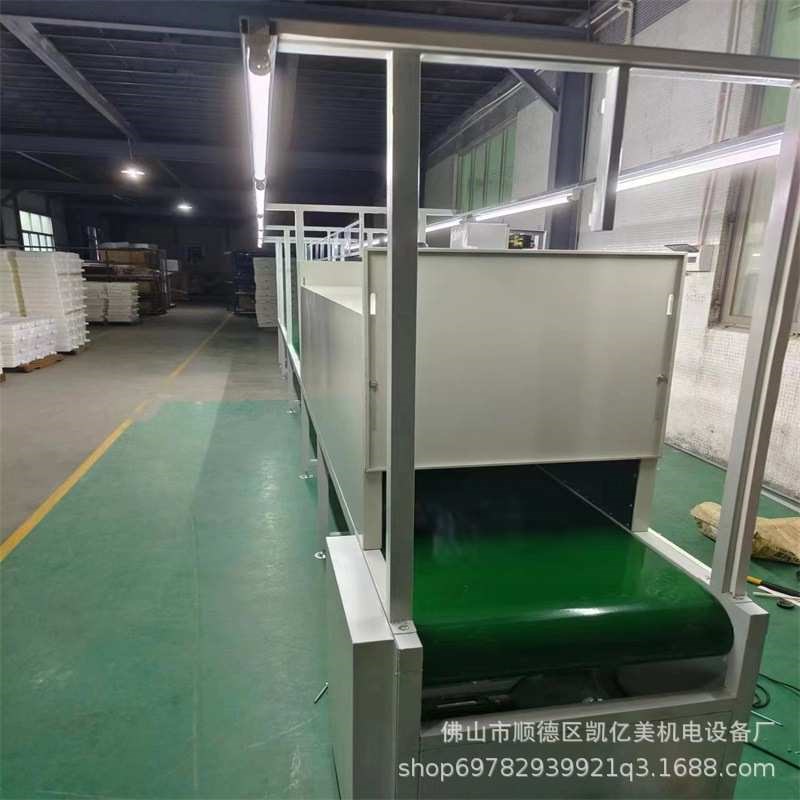 五金皮带输送机烘干流水线隧道不锈钢耐高温烘干带炉网生产线工业