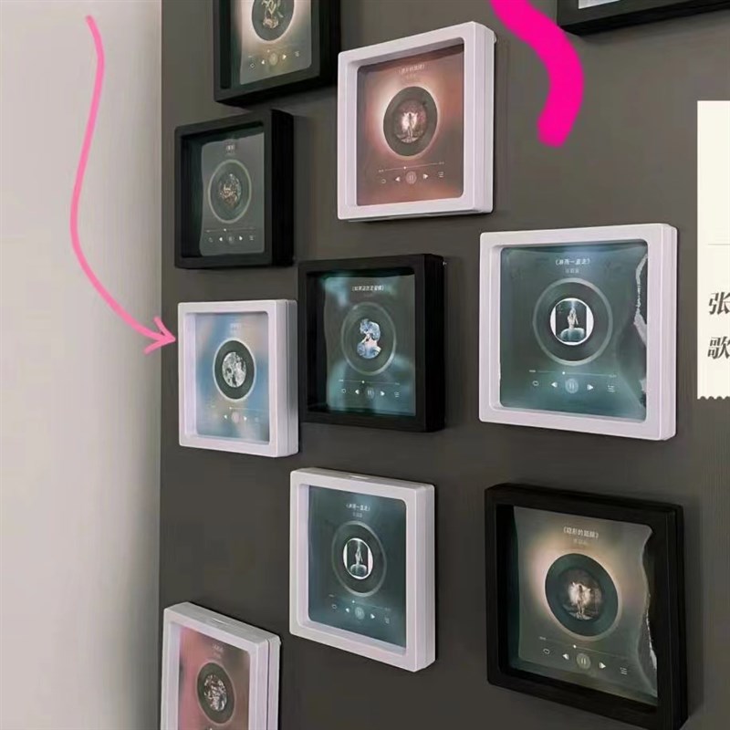 林俊杰邓紫棋明星周边创意会唱歌的音乐冰箱贴