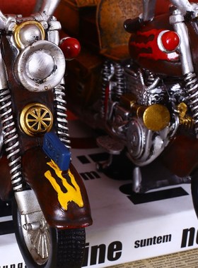 复古怀旧家居客厅电视机柜酒吧店铺装饰品摆件设