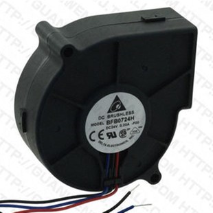 F0724L 0.09A 24M 24V 7CM静音离心涡轮鼓风机 7530