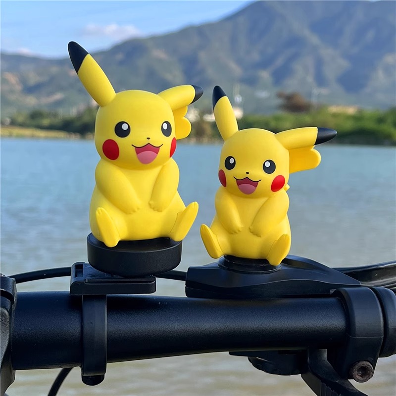 皮卡丘可爱汽车车载摆件自行车机车电瓶车电动车装饰品配件
