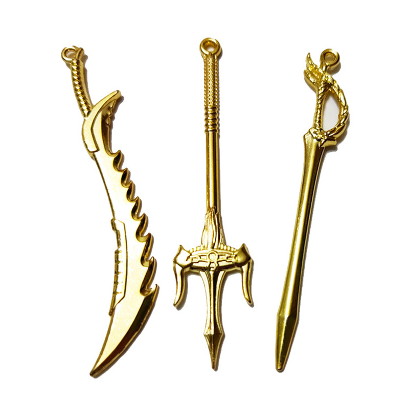 迷你小兵器金属小刀玩具剑刀动漫刀剑儿童合金模型武器周边礼物