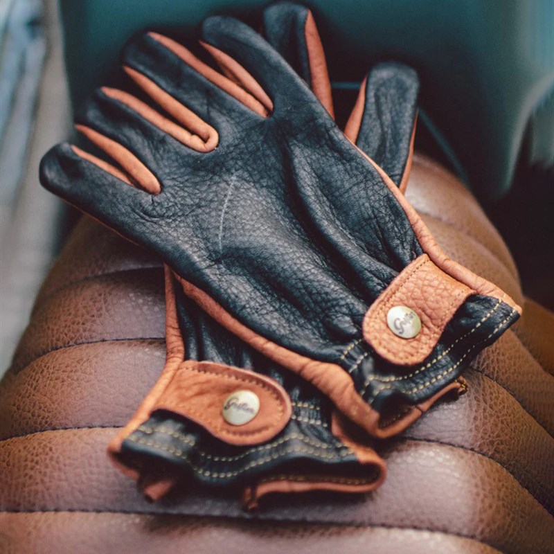 特惠价格骗子哈雷印度胜利覆古摩托车手Q套摩托车牛皮手套