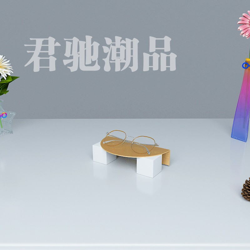 君驰潮品眼镜陈列道具墨镜展示架太阳镜展示架子金属时尚装饰道具