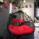 阳台铁艺吊篮藤椅吊椅家用室内秋千双杆鸟巢客厅吊兰椅懒人摇篮椅