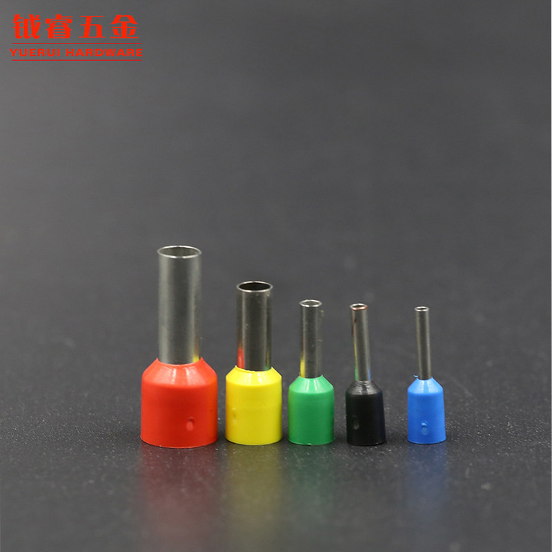 VE2510 欧式冷压接头 插针管型端子接线端子铜鼻子E2510 针型端子