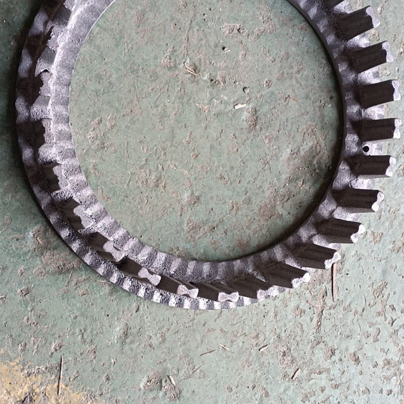 45型齿爪式粉碎机大齿盘铸造件耐磨外径455