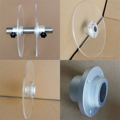 铝合金挡料盘标签固定盘粘带挡盘编带上带导向板纸管内孔65MM挡圈