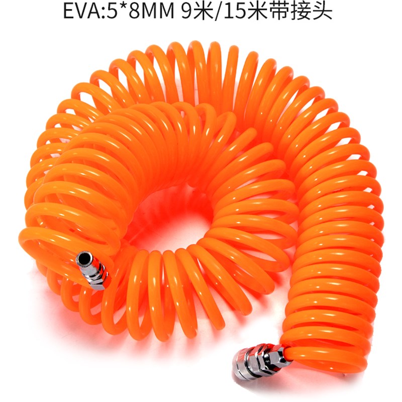 弹簧螺旋气管气动风管8*5.5/9米