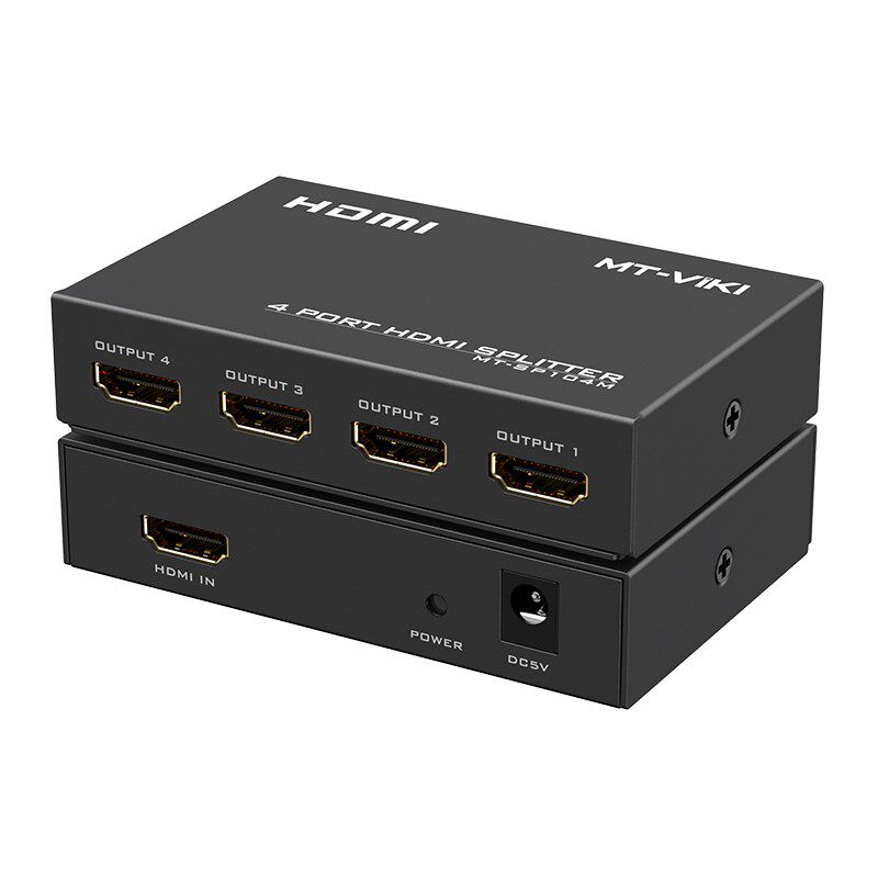 迈拓矩M-SP104M 高清1进4出DMI分配器一分四4K电脑笔记本机顶盒监