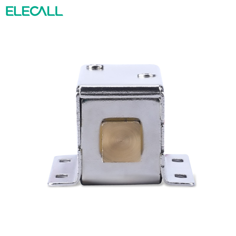 电磁锁门禁锁12V自动门开关暗装插销电控玻璃门锁户内小型闭门器